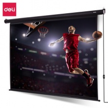 得力50497電動(dòng)投影幕(100英寸16:10)(黑色)