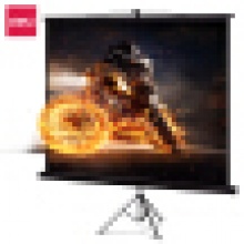 得力50495支架投影幕(100英寸16:10)(黑色)